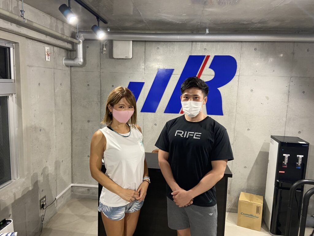 Rifeジムの代表トレーナー