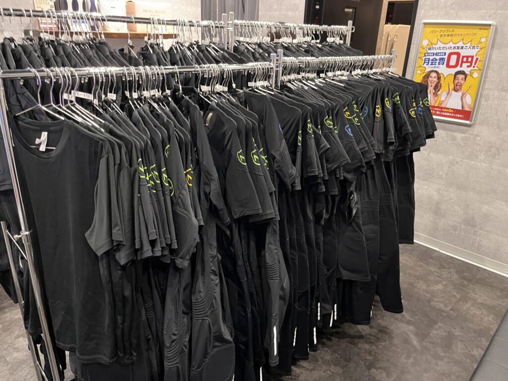 Evolv五反田店のEMSボディスーツ