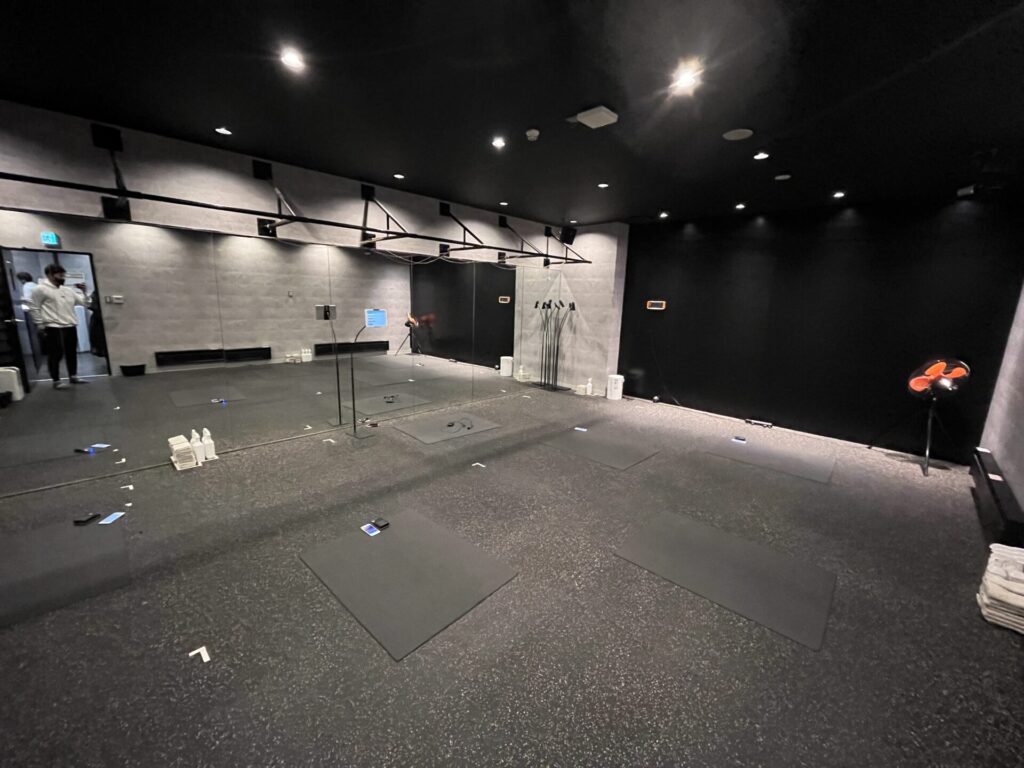 Evolv五反田店のトレーニングルーム